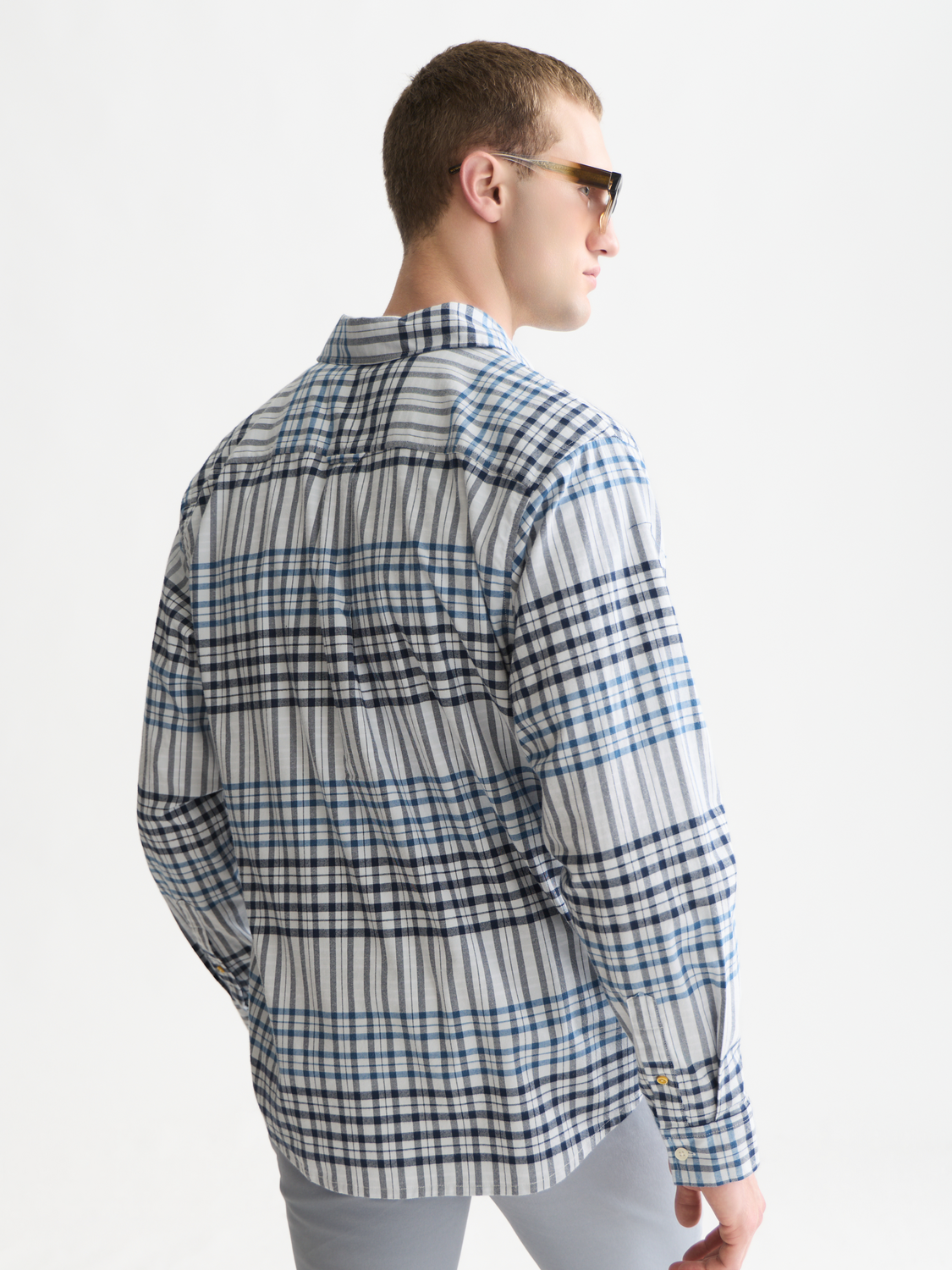 Flannel Checked Relaxed-Fit Shirt