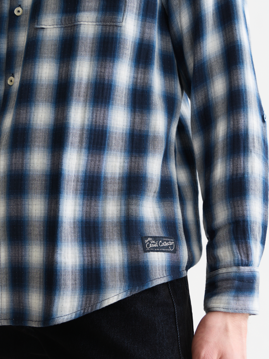 Double-Faced Check Relaxed-Fit Shirt