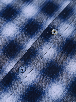 Double-Faced Check Relaxed-Fit Shirt