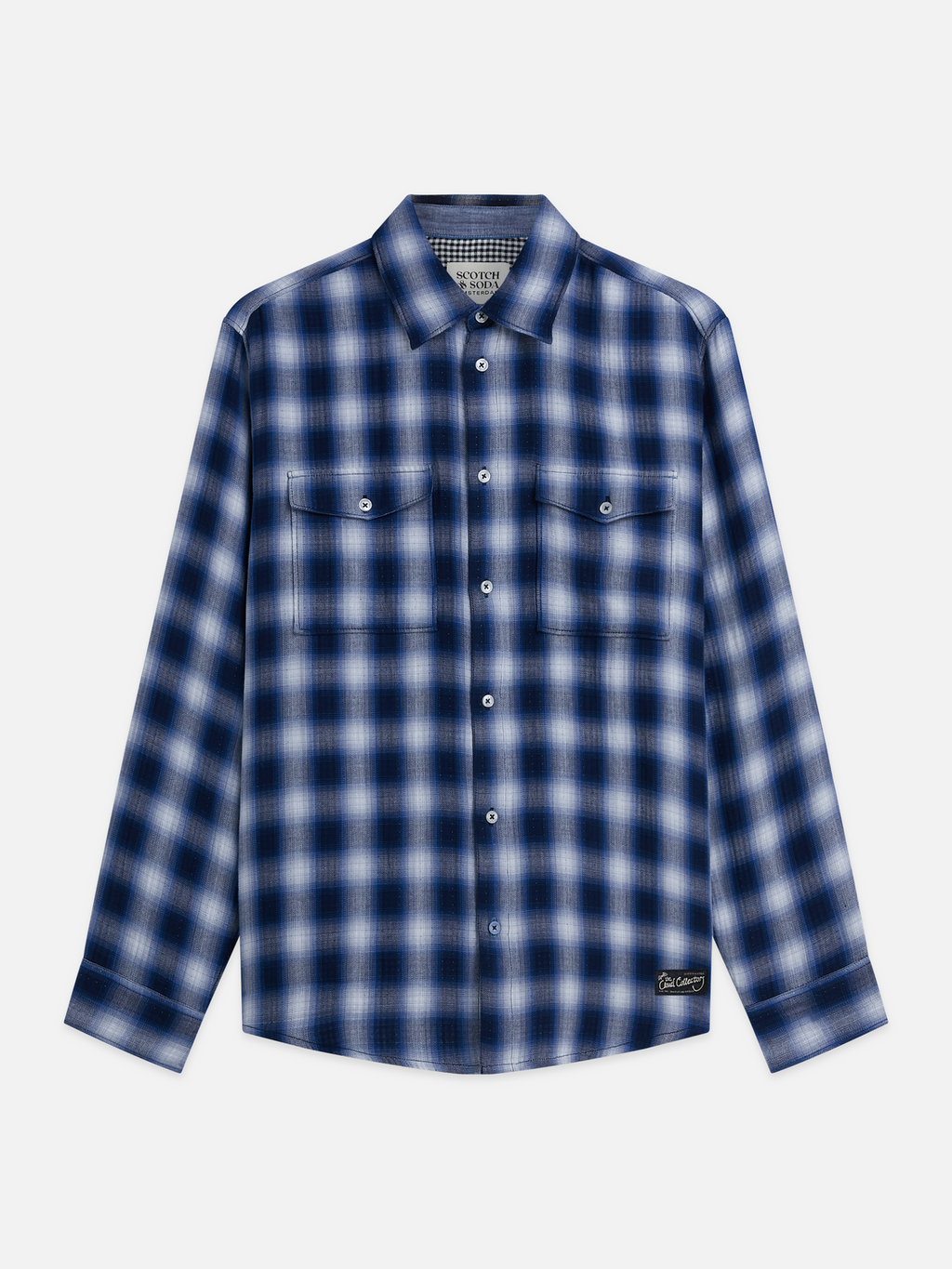 Double-Faced Check Relaxed-Fit Shirt