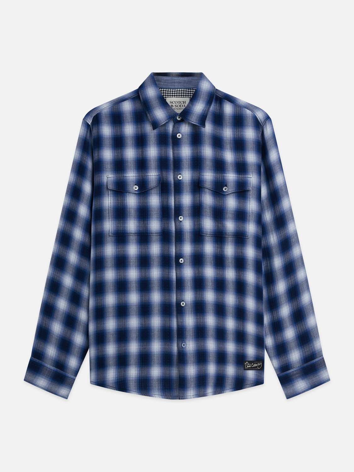 Double-Faced Check Relaxed-Fit Shirt