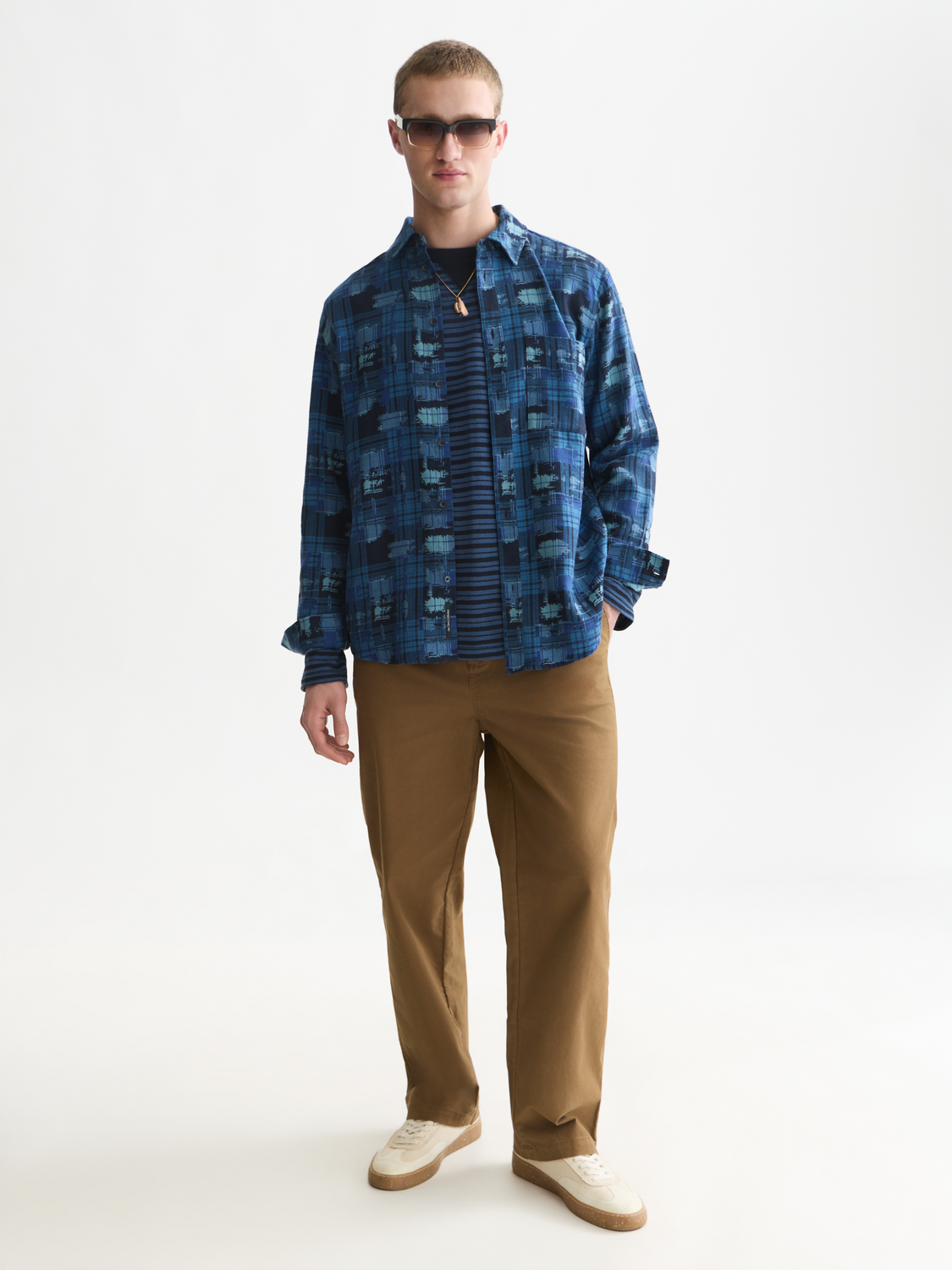 Jacquard Relaxed-Fit Shirt