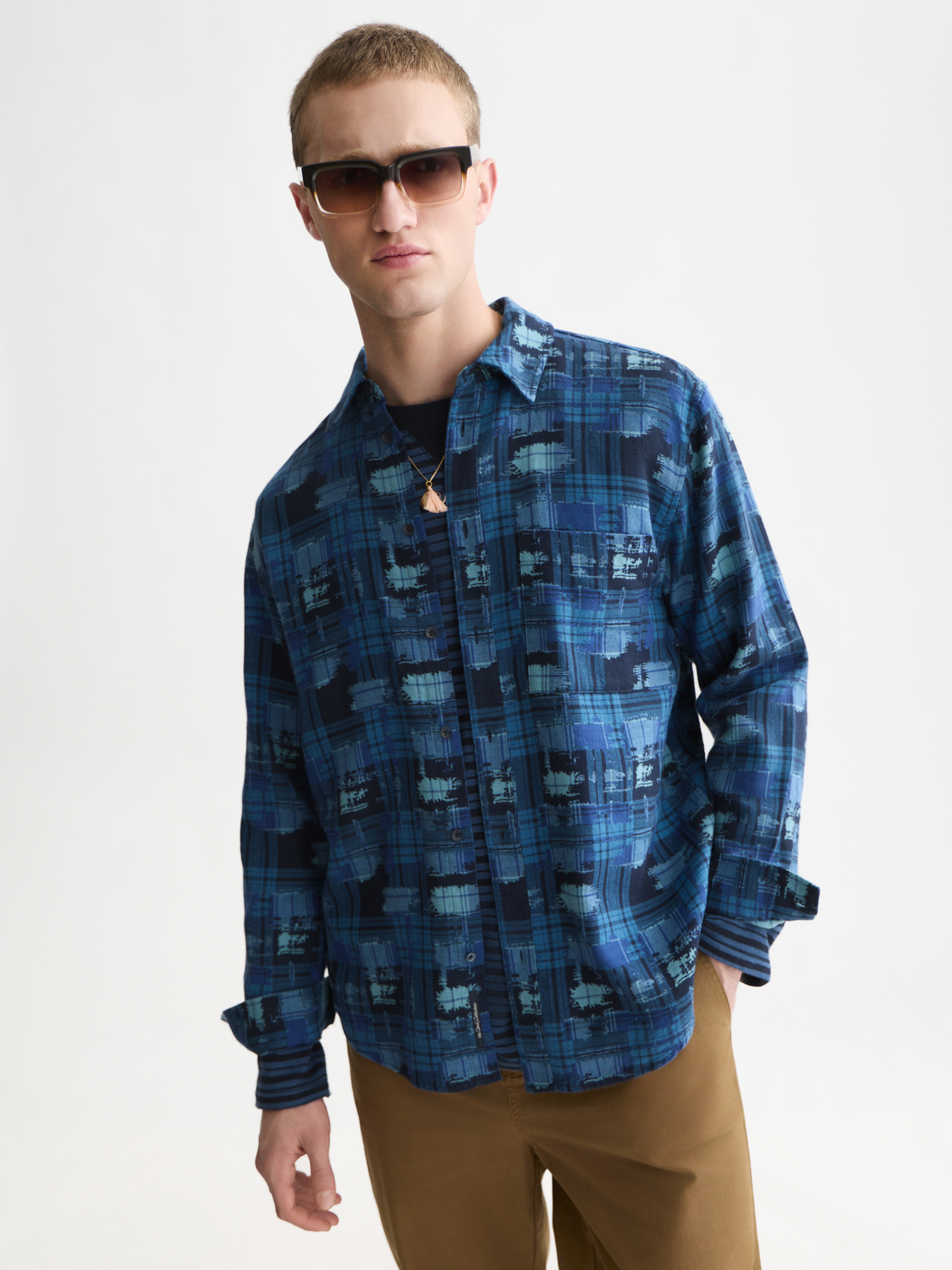 Jacquard Relaxed-Fit Shirt