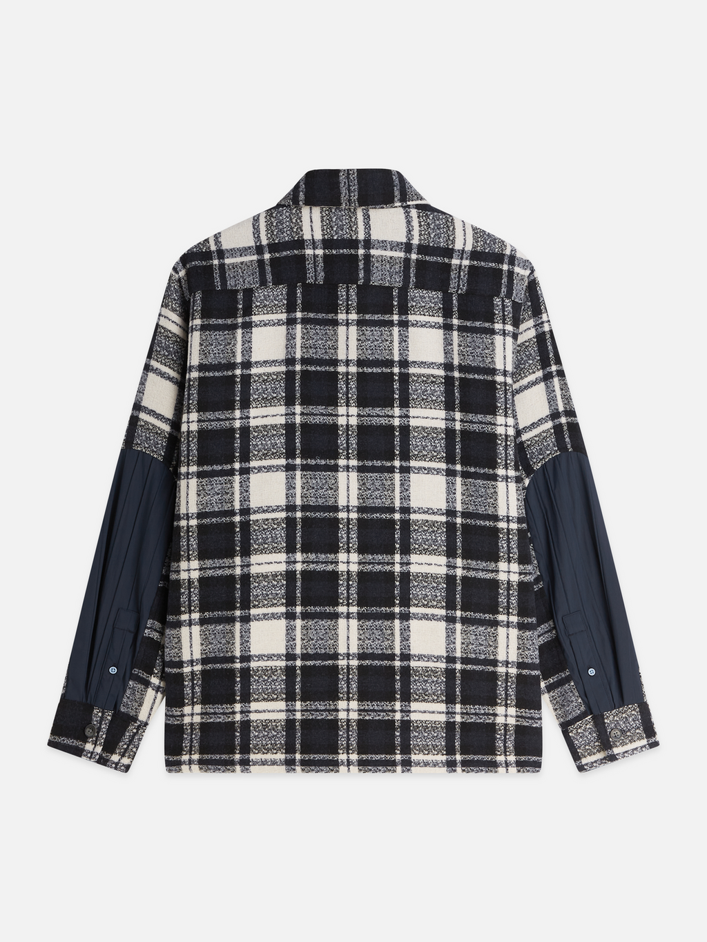 Patchwork Relaxed-Fit Overshirt