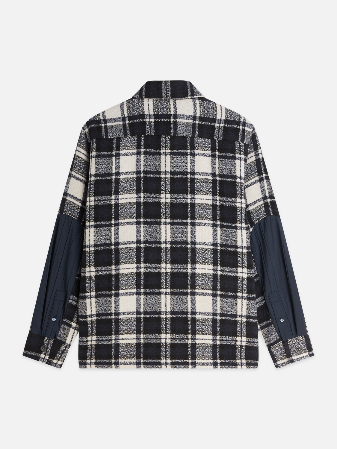 Patchwork Relaxed-Fit Overshirt
