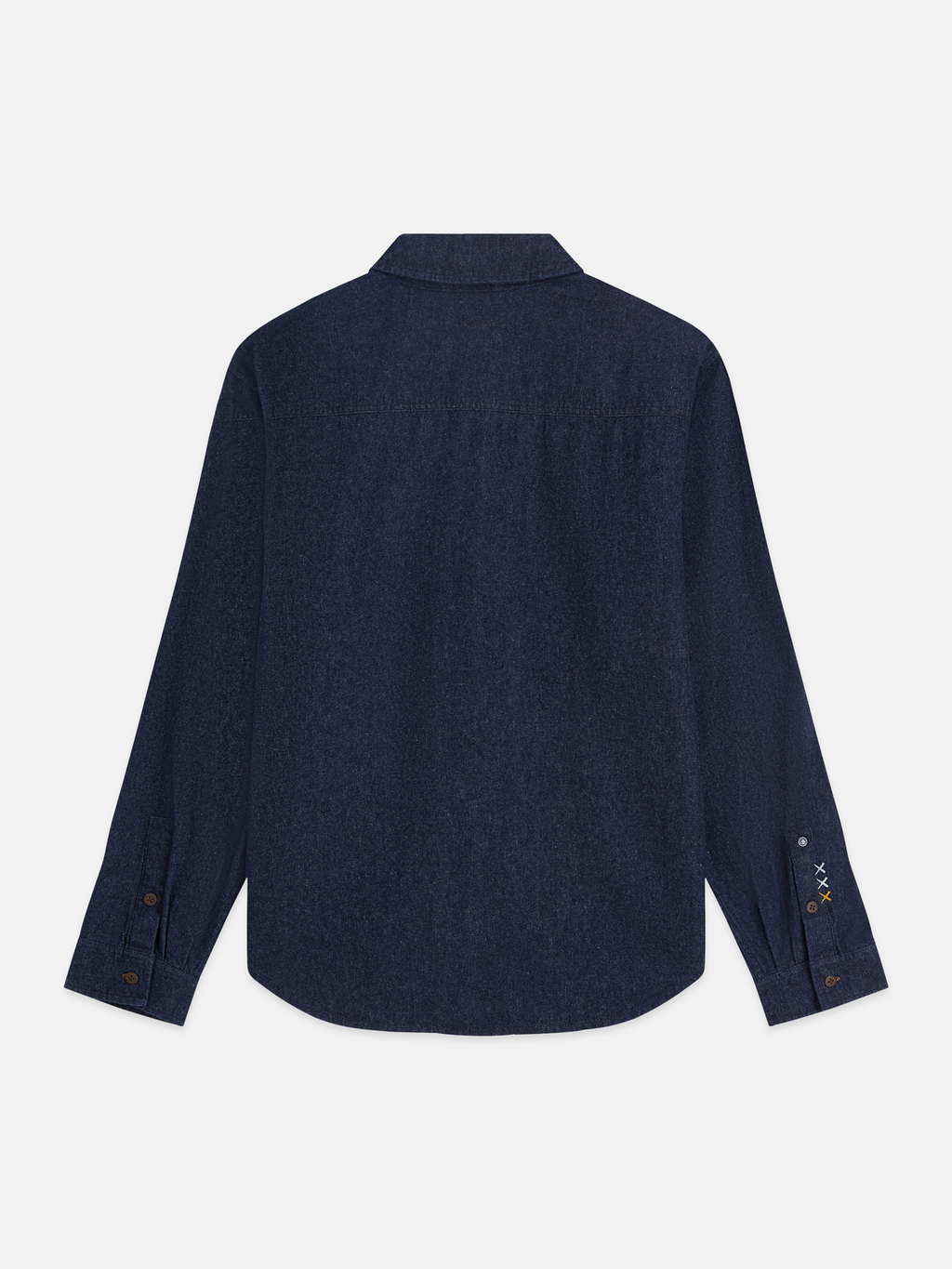 Denim Flannel Relaxed Overshirt