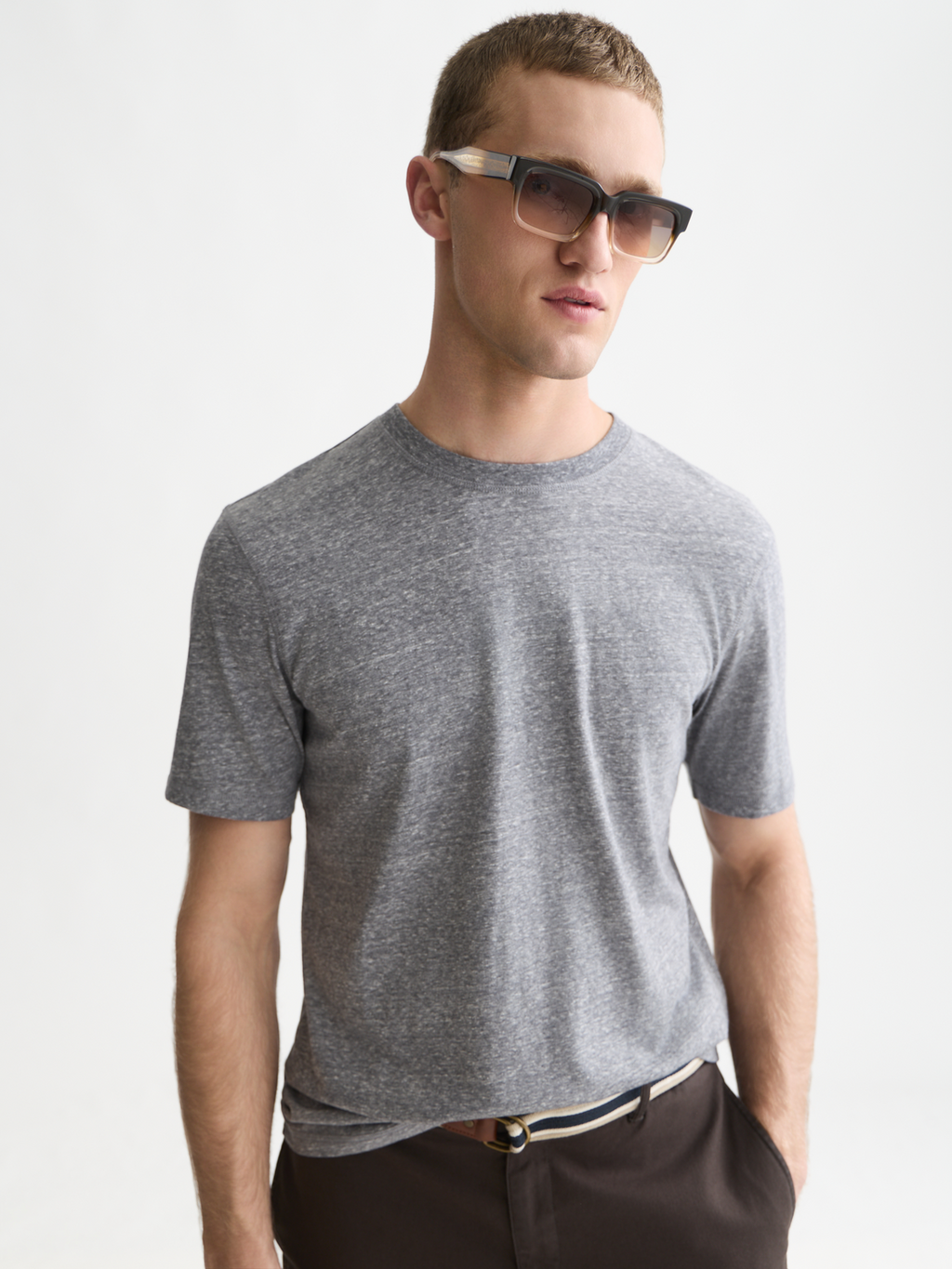 Mélange Regular-Fit T-Shirt