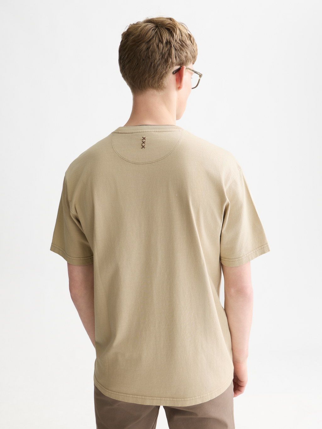 3 Crosses Relaxed-Fit Garment-Dyed T-Shirt