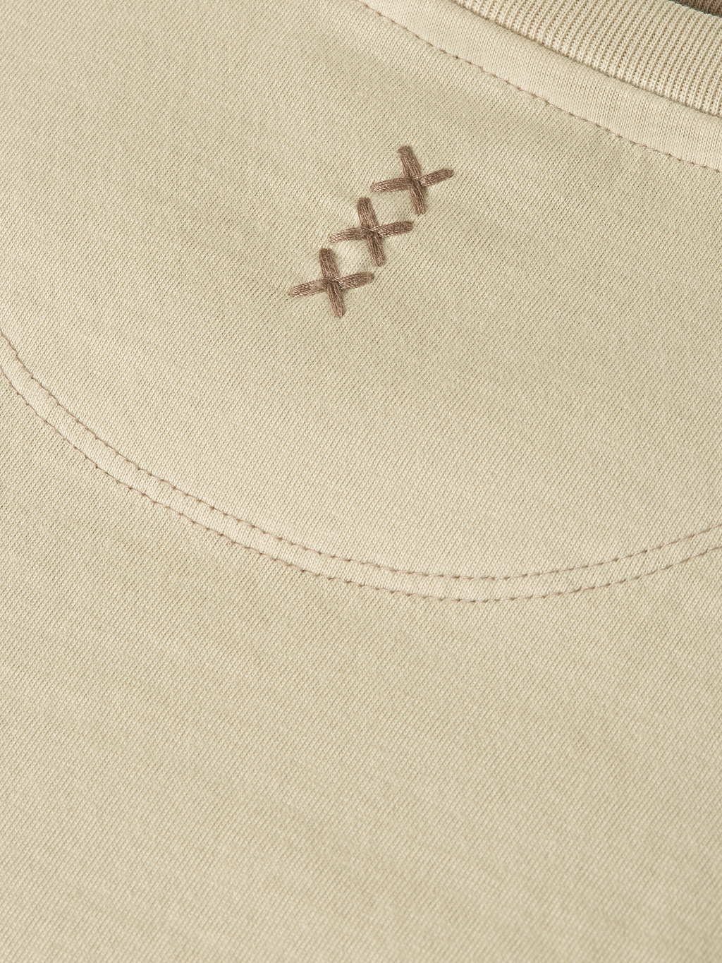 3 Crosses Relaxed-Fit Garment-Dyed T-Shirt