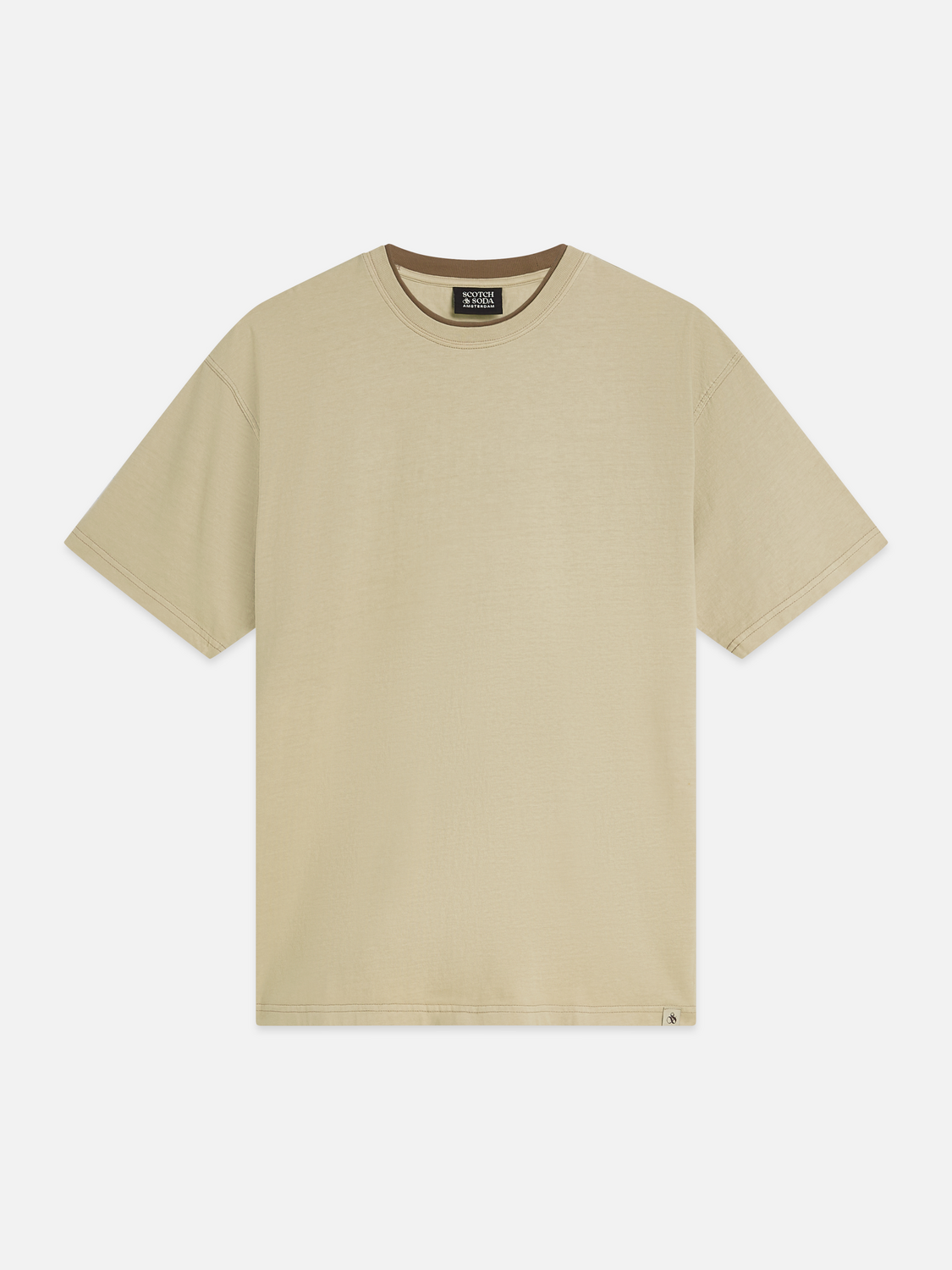 3 Crosses Relaxed-Fit Garment-Dyed T-Shirt