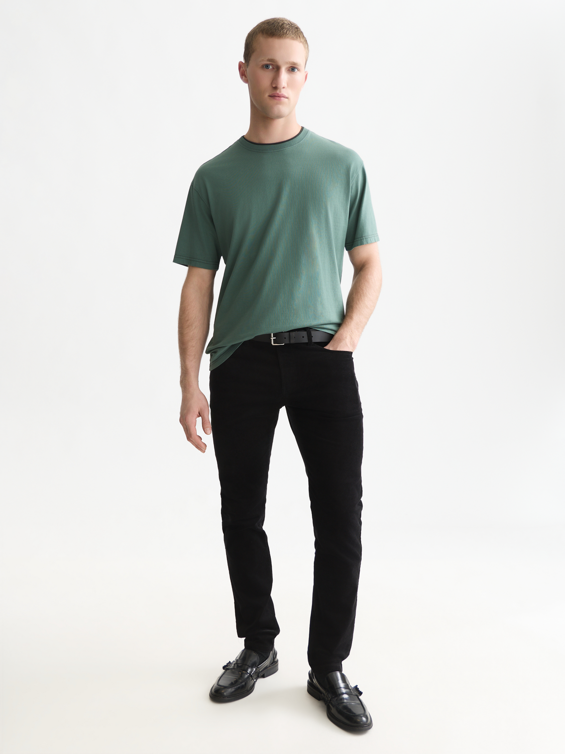 3 Crosses Relaxed-Fit Garment-Dyed T-Shirt