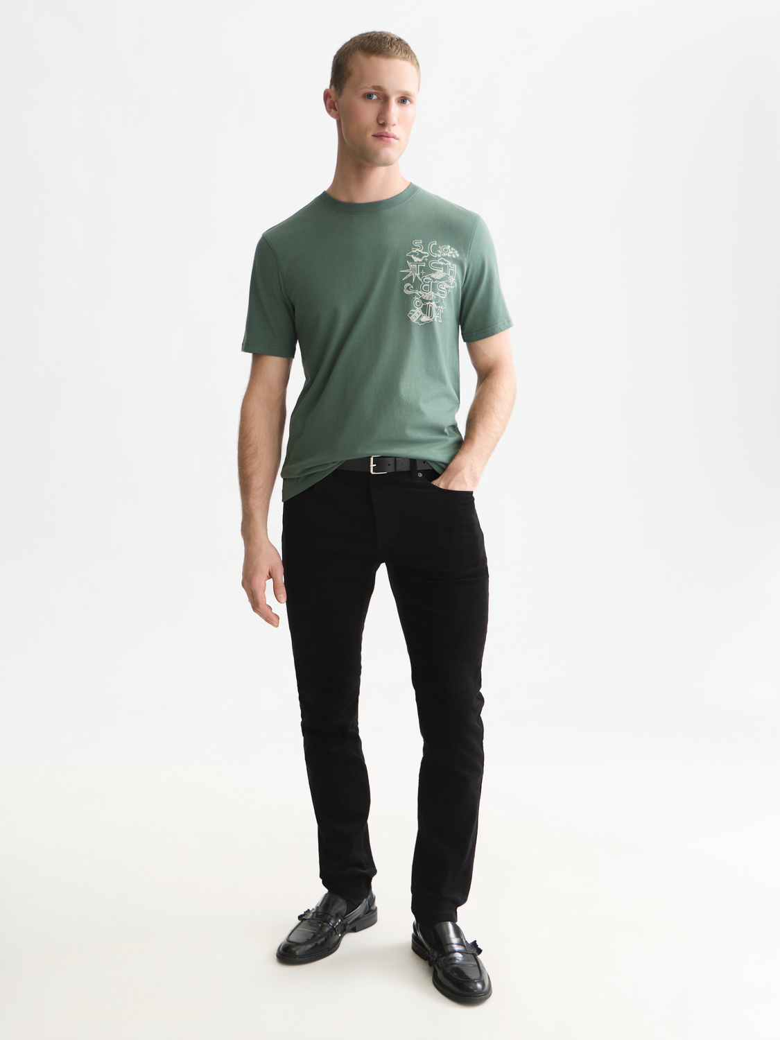 Left Chest Artwork Regular-Fit T-Shirt