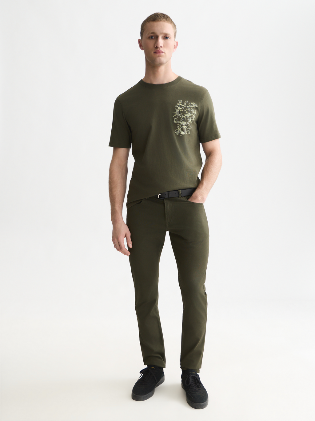 Left Chest Artwork Regular-Fit T-Shirt