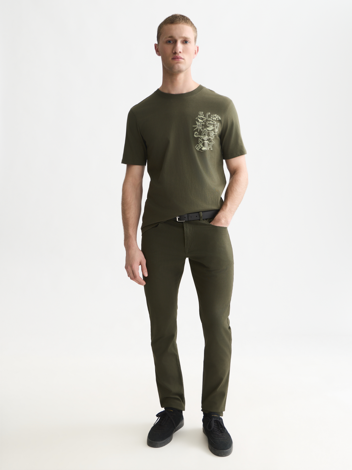 Left Chest Artwork Regular-Fit T-Shirt