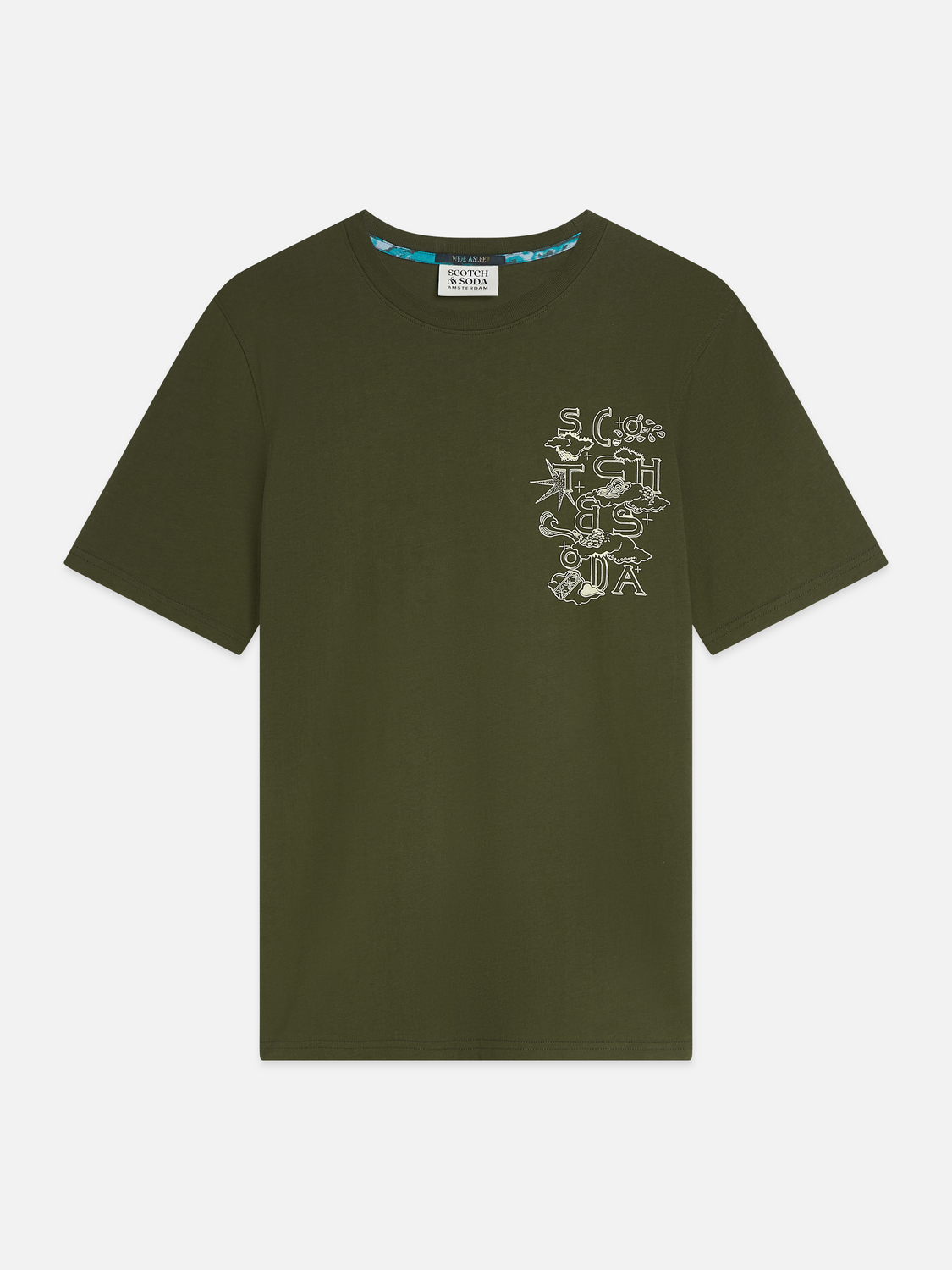 Left Chest Artwork Regular-Fit T-Shirt
