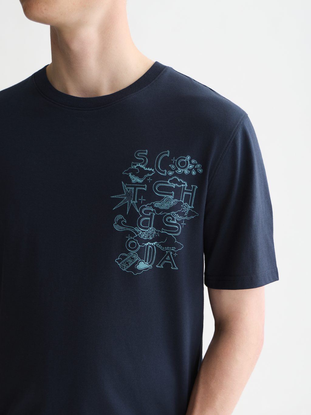 Left Chest Artwork Regular-Fit T-Shirt