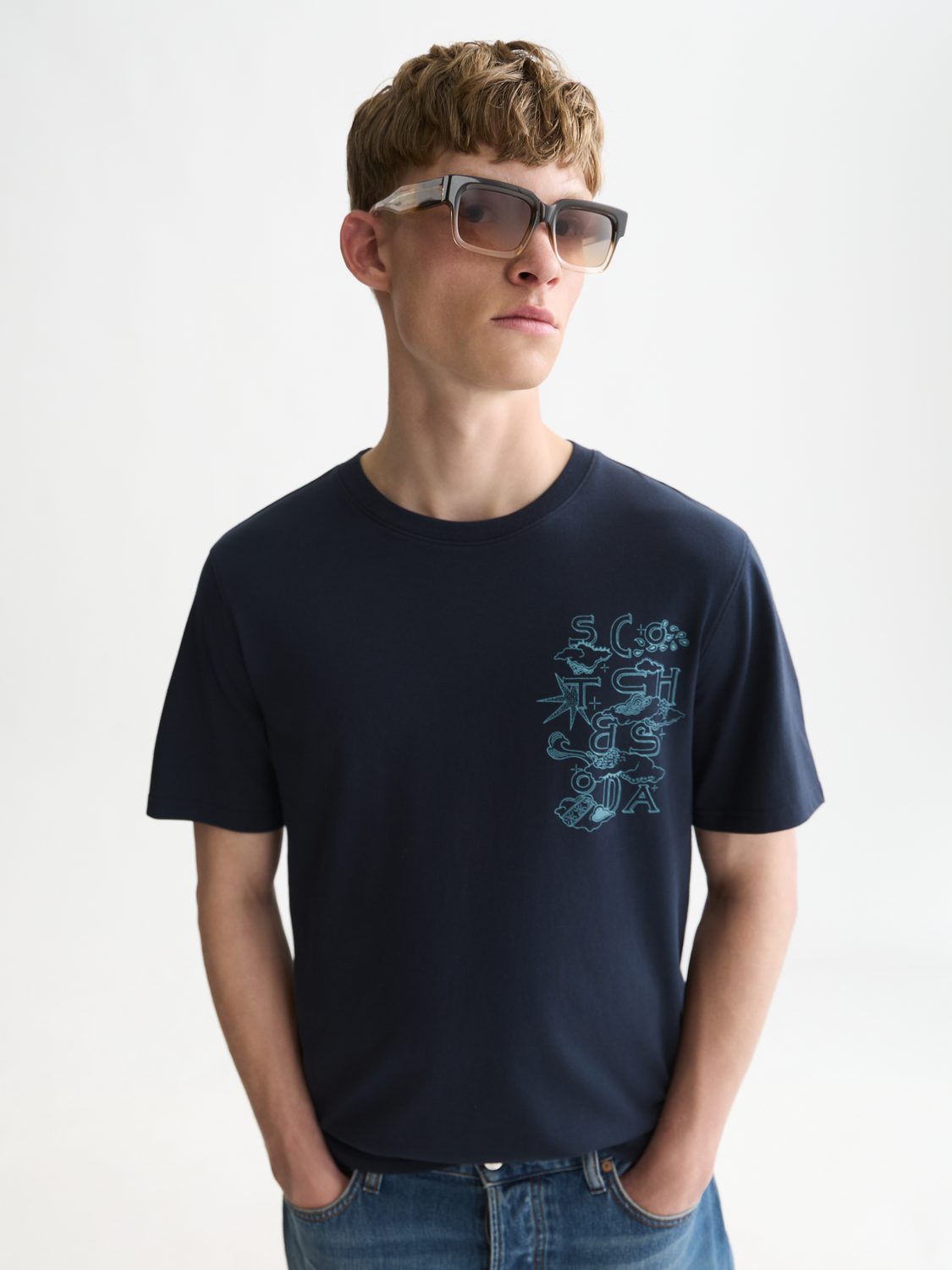 Left Chest Artwork Regular-Fit T-Shirt