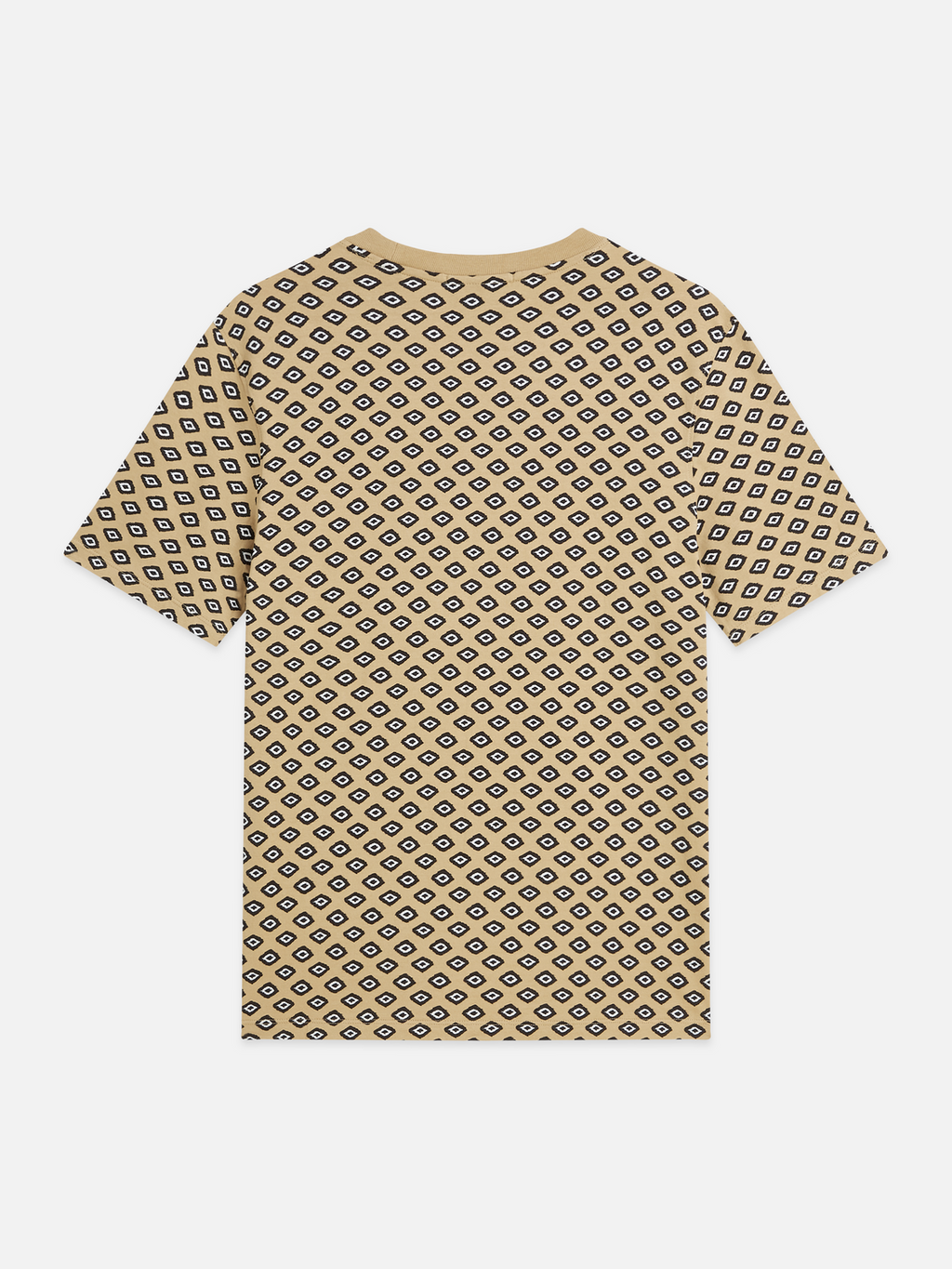 Micro Printed Regular-Fit T-Shirt