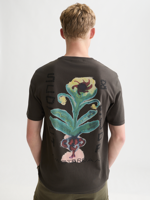 Front And Back Artwork Regular-Fit T-Shirt