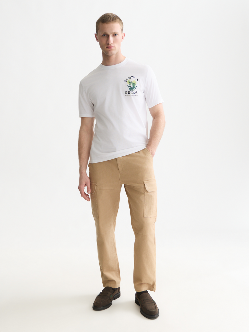 Front And Back Artwork Regular-Fit T-Shirt