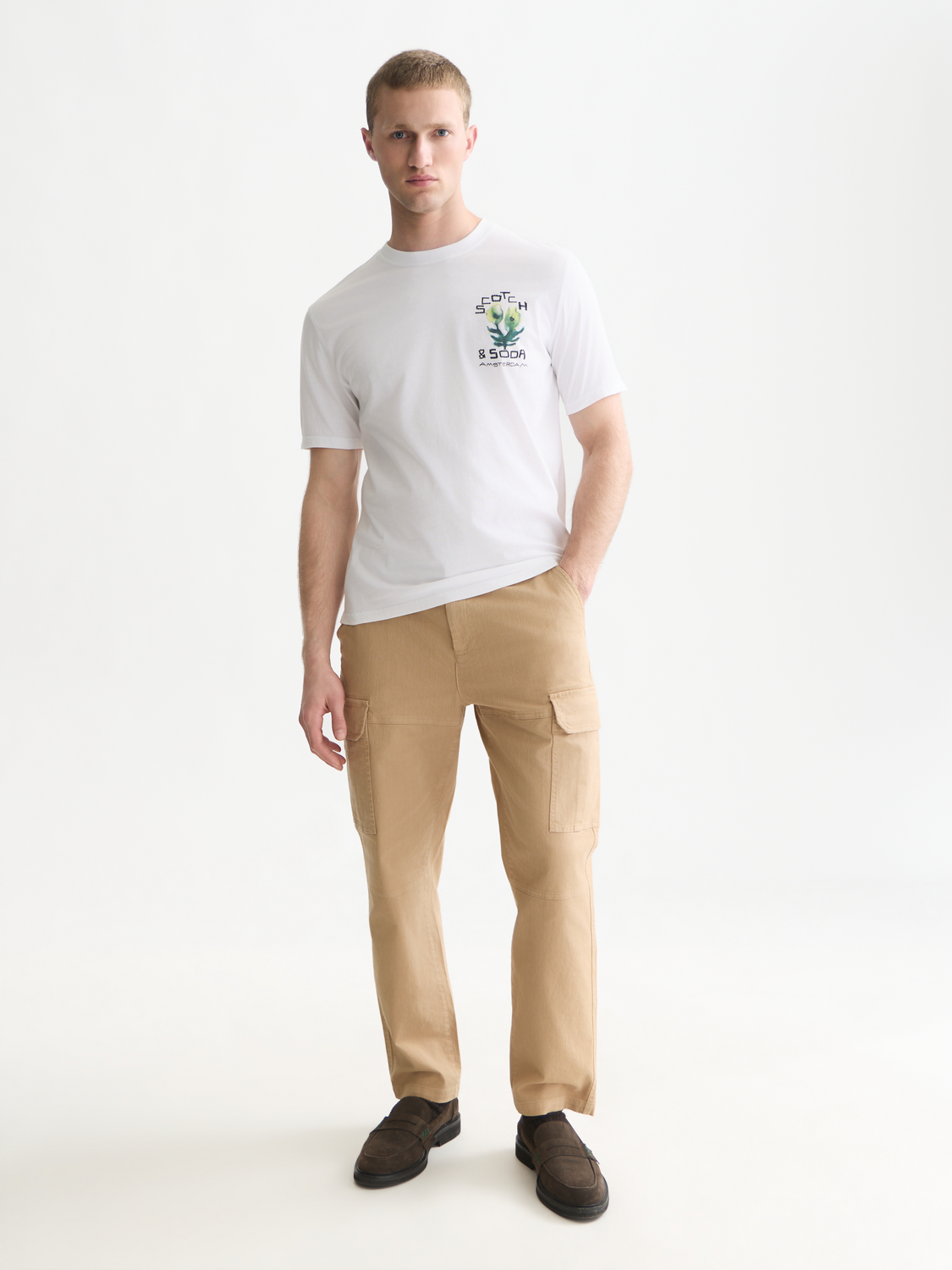 Front And Back Artwork Regular-Fit T-Shirt