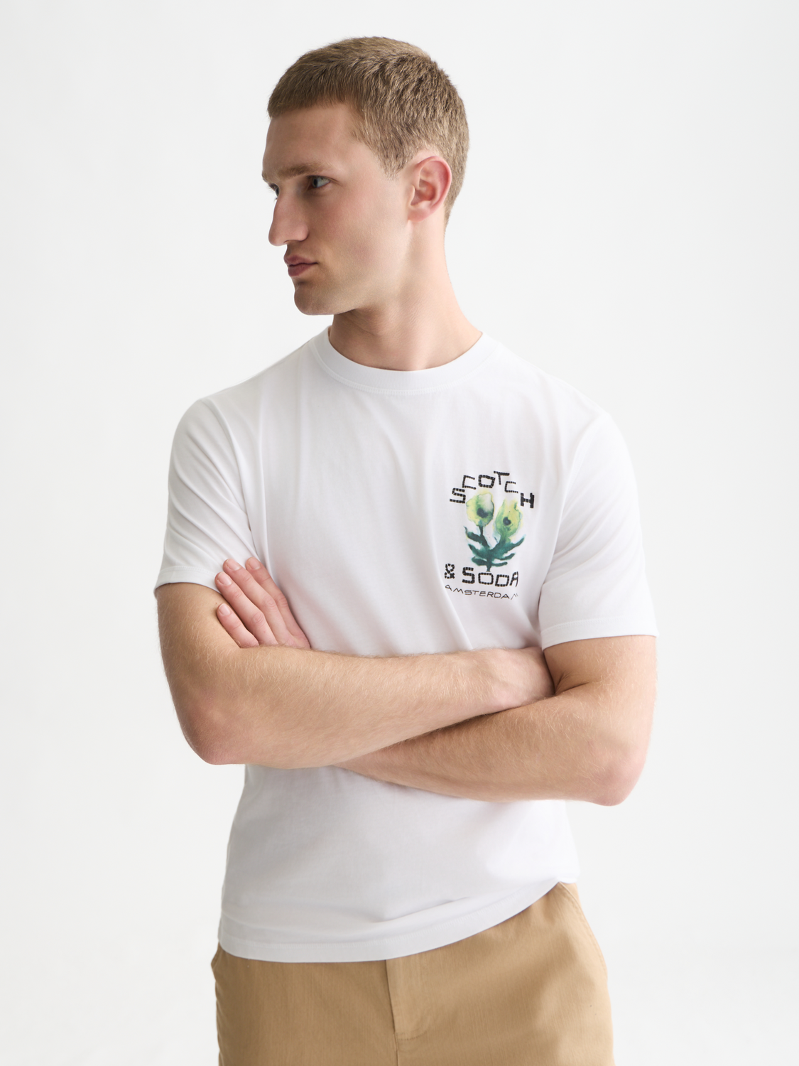 Front And Back Artwork Regular-Fit T-Shirt