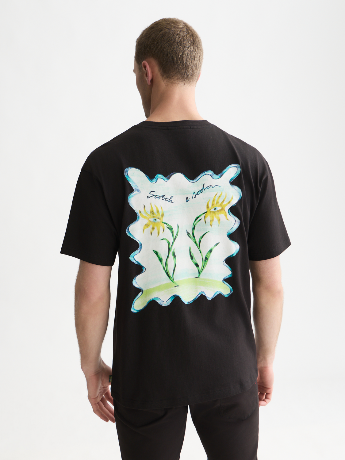 Front And Back Artwork Relaxed-Fit T-Shirt