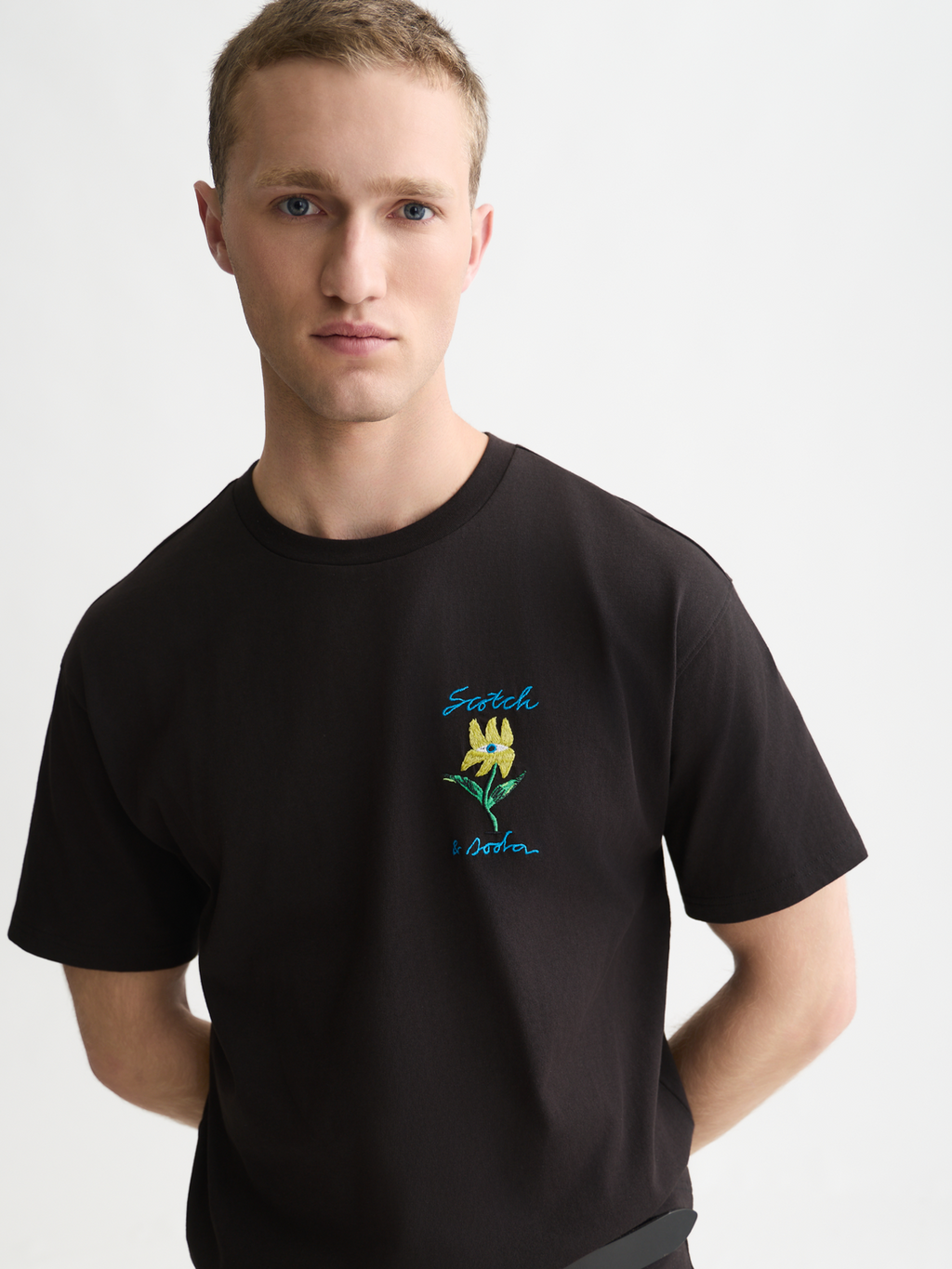 Front And Back Artwork Relaxed-Fit T-Shirt