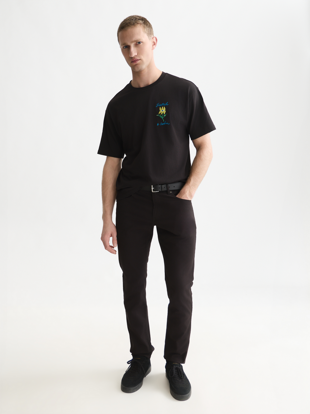 Front And Back Artwork Relaxed-Fit T-Shirt