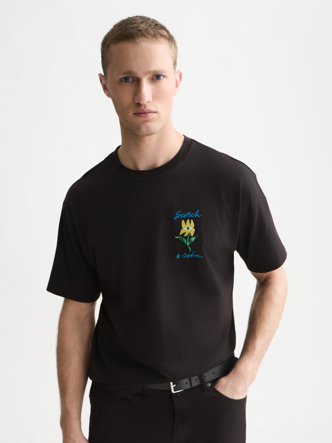 Front And Back Artwork Relaxed-Fit T-Shirt