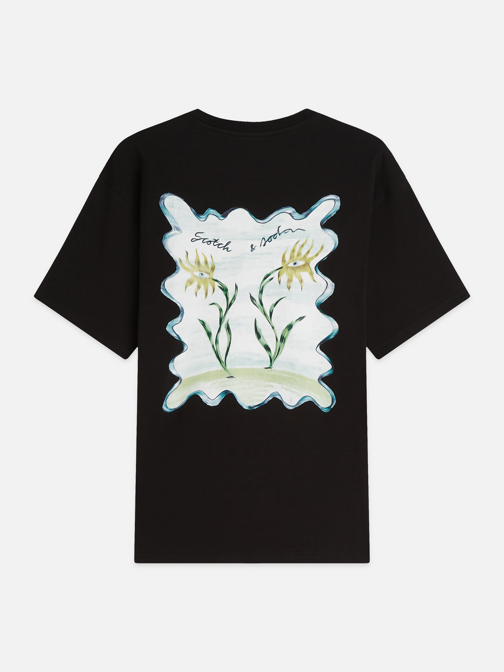 Front And Back Artwork Relaxed-Fit T-Shirt