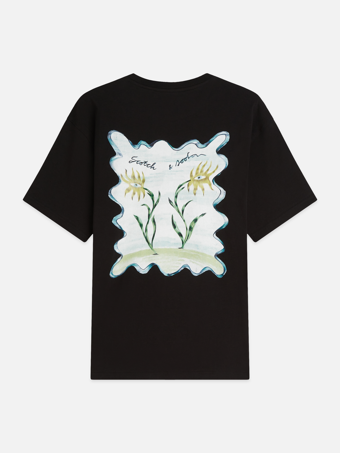 Front And Back Artwork Relaxed-Fit T-Shirt