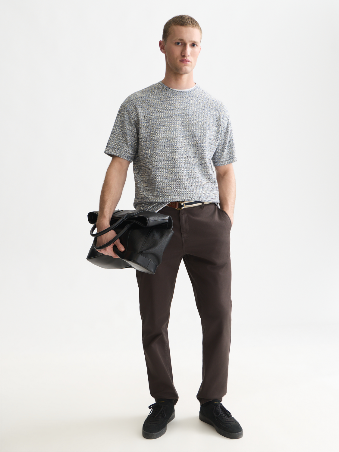 Jacquard Relaxed-Fit T-Shirt