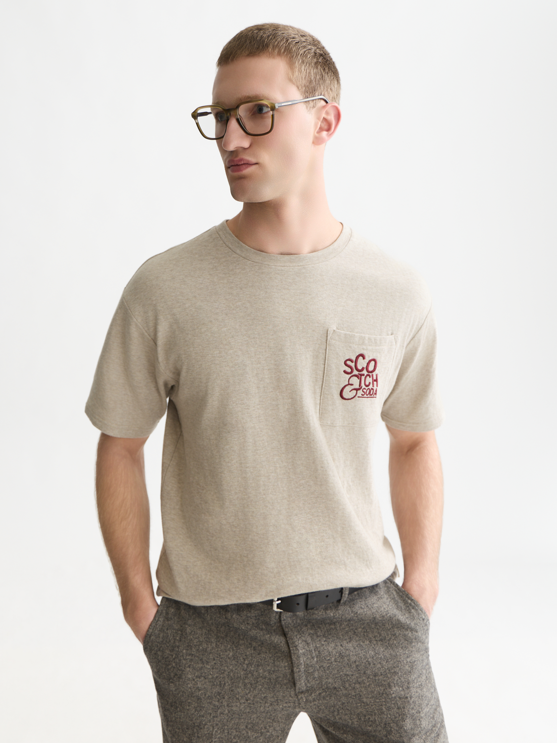 Embroidered Artwork Cotton Relaxed T-Shirt