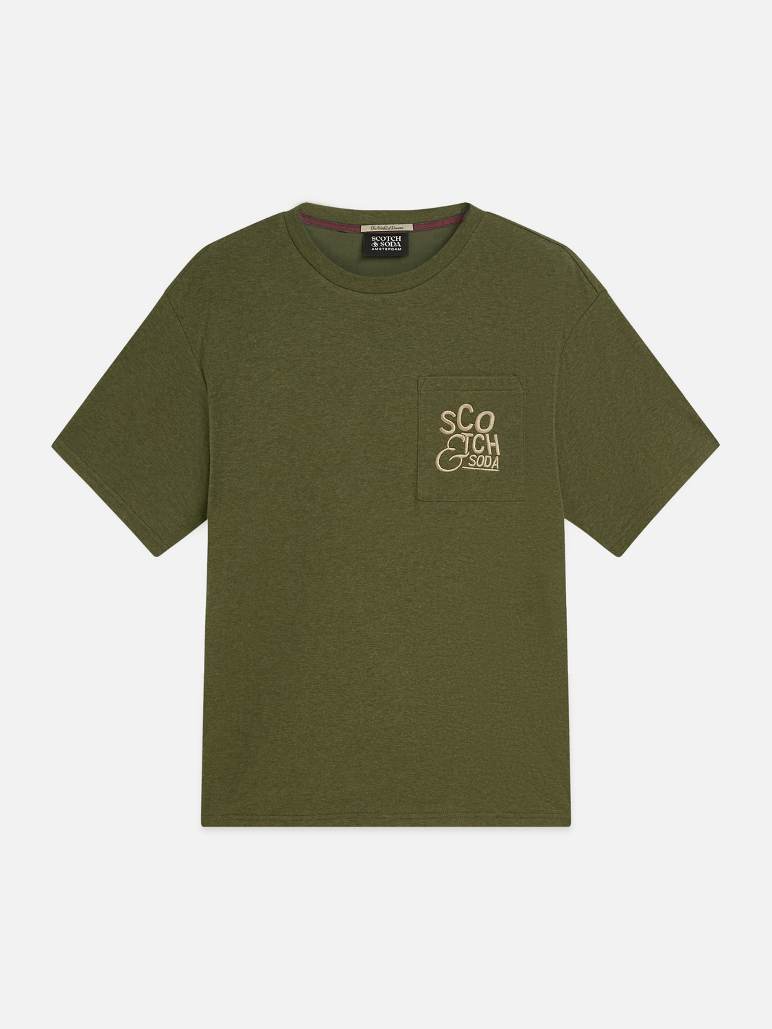 Embroidered Artwork Cotton Relaxed T-Shirt