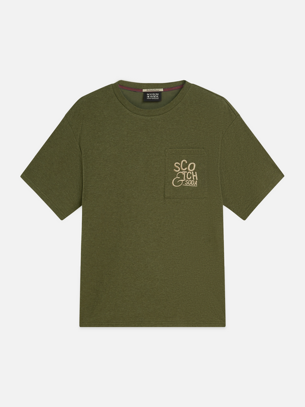 Embroidered Artwork Cotton Relaxed T-Shirt