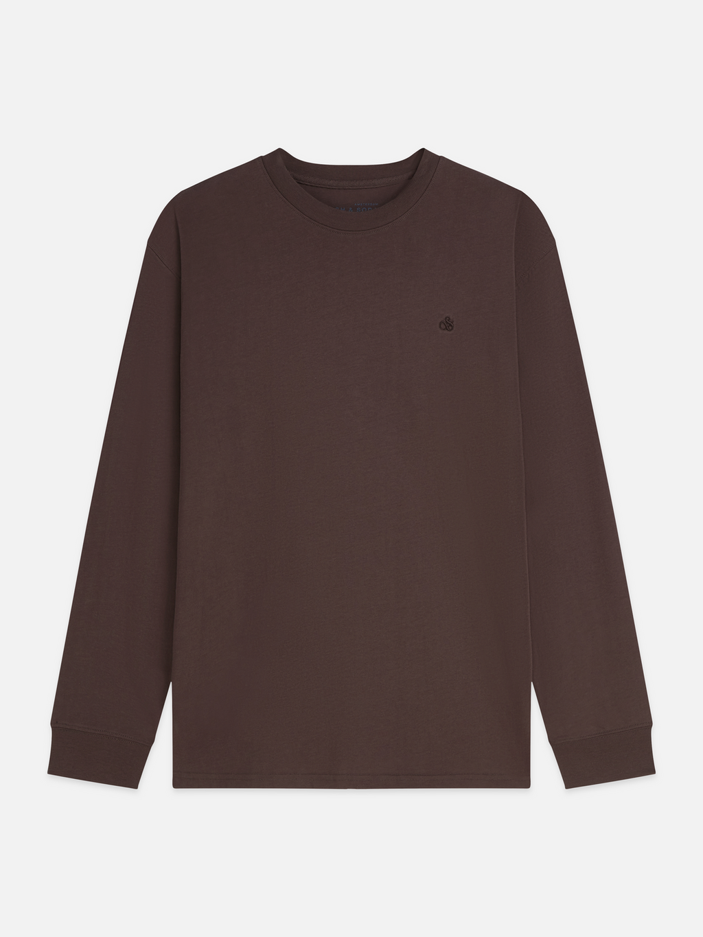 Organic Cotton Long-Sleeve Relaxed Logo T-Shirt