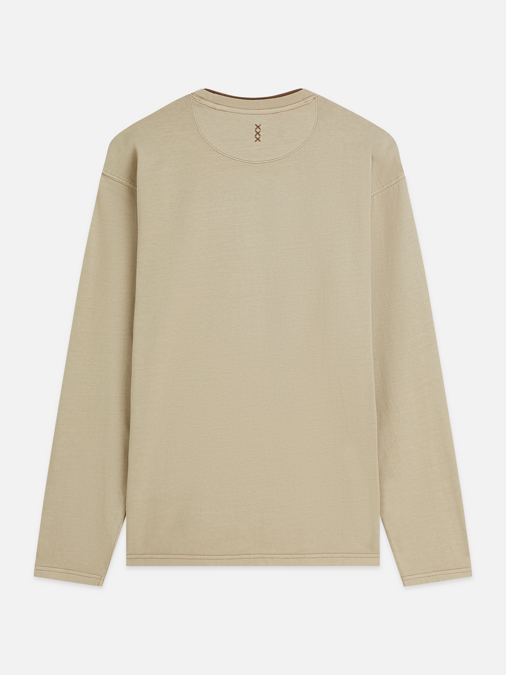 Three Crosses Garment-Dyed Cotton Relaxed T-shirt