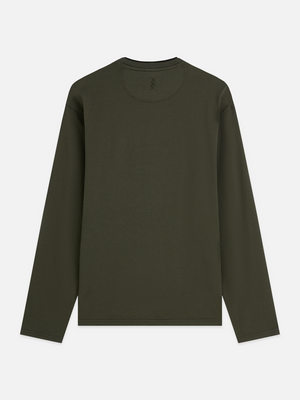 Three Crosses Garment-Dyed Cotton Relaxed T-shirt