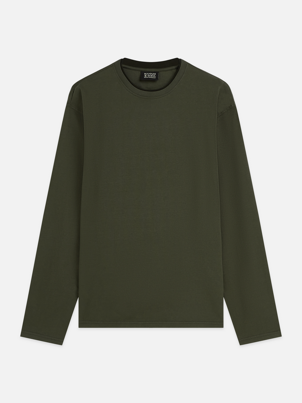 Three Crosses Garment-Dyed Cotton Relaxed T-shirt