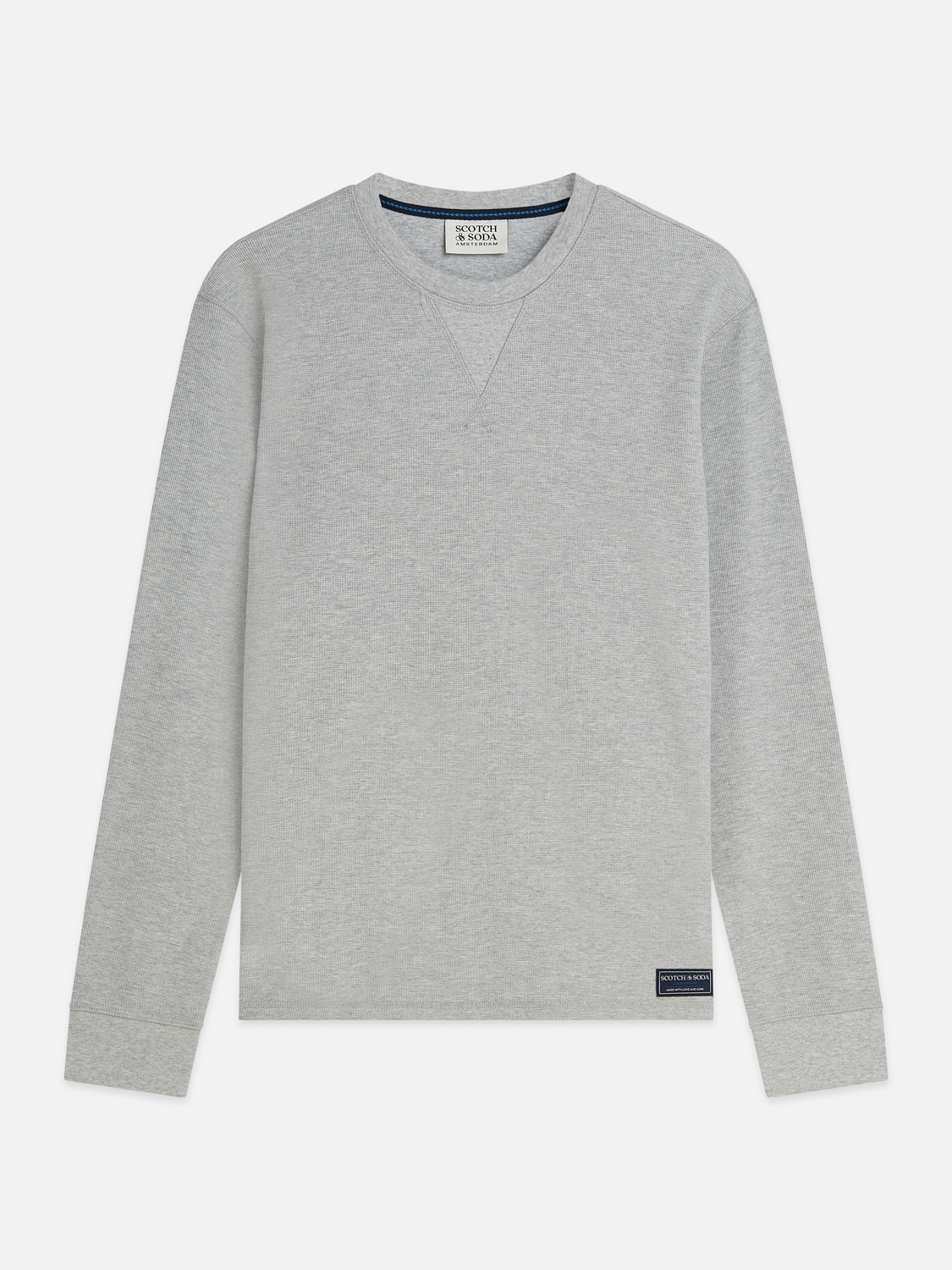 Waffle Regular-Fit Long Sleeved T-Shirt