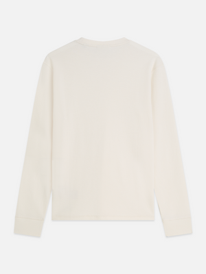 Waffle-Knit Cotton T-Shirt