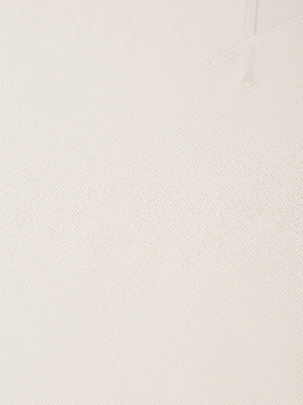 Waffle-Knit Cotton T-Shirt