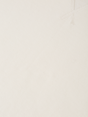 Waffle-Knit Cotton T-Shirt