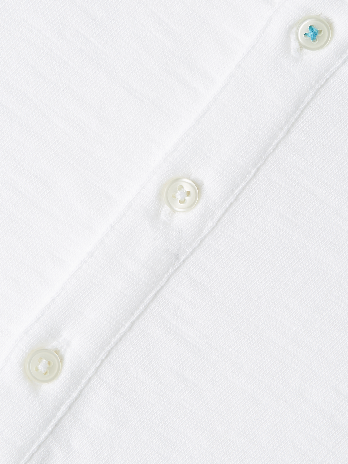 Henley Slub Regular-Fit Long Sleeved T-Shirt