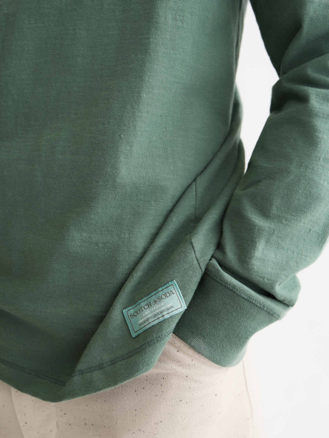 Slub Cotton Henley T-Shirt