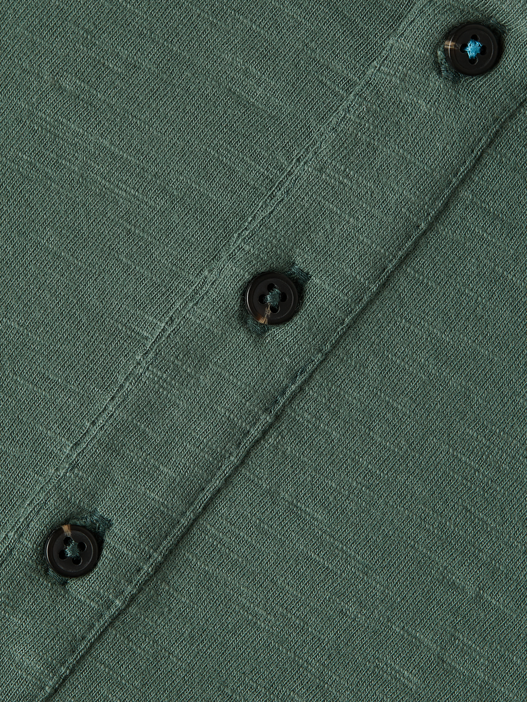 Slub Cotton Henley T-Shirt