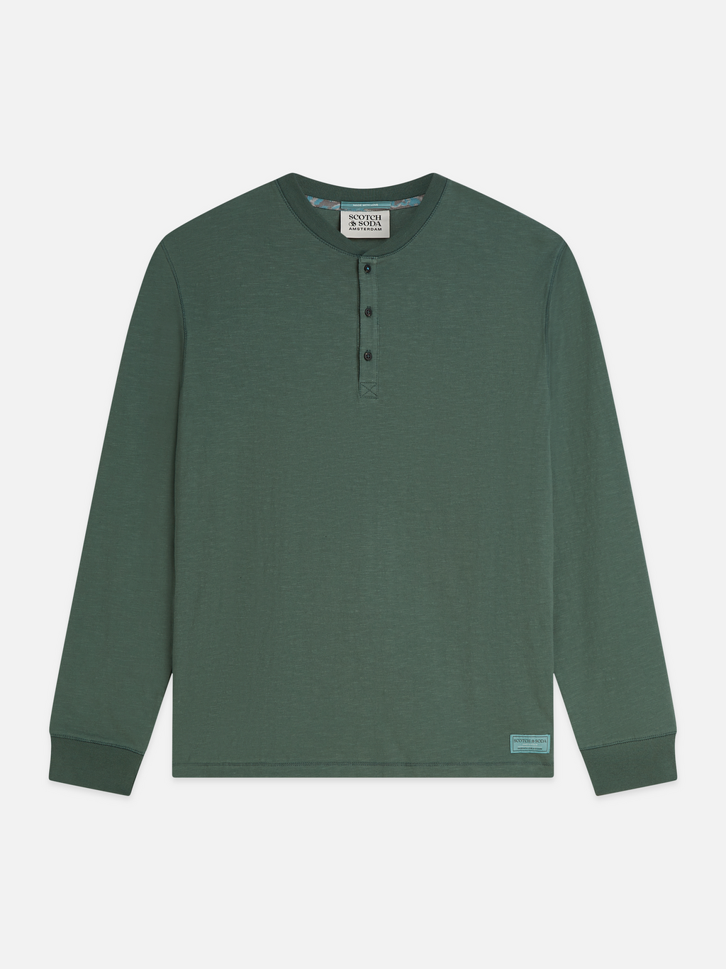 Slub Cotton Henley T-Shirt