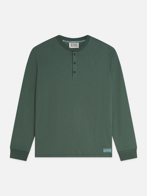 Slub Cotton Henley T-Shirt