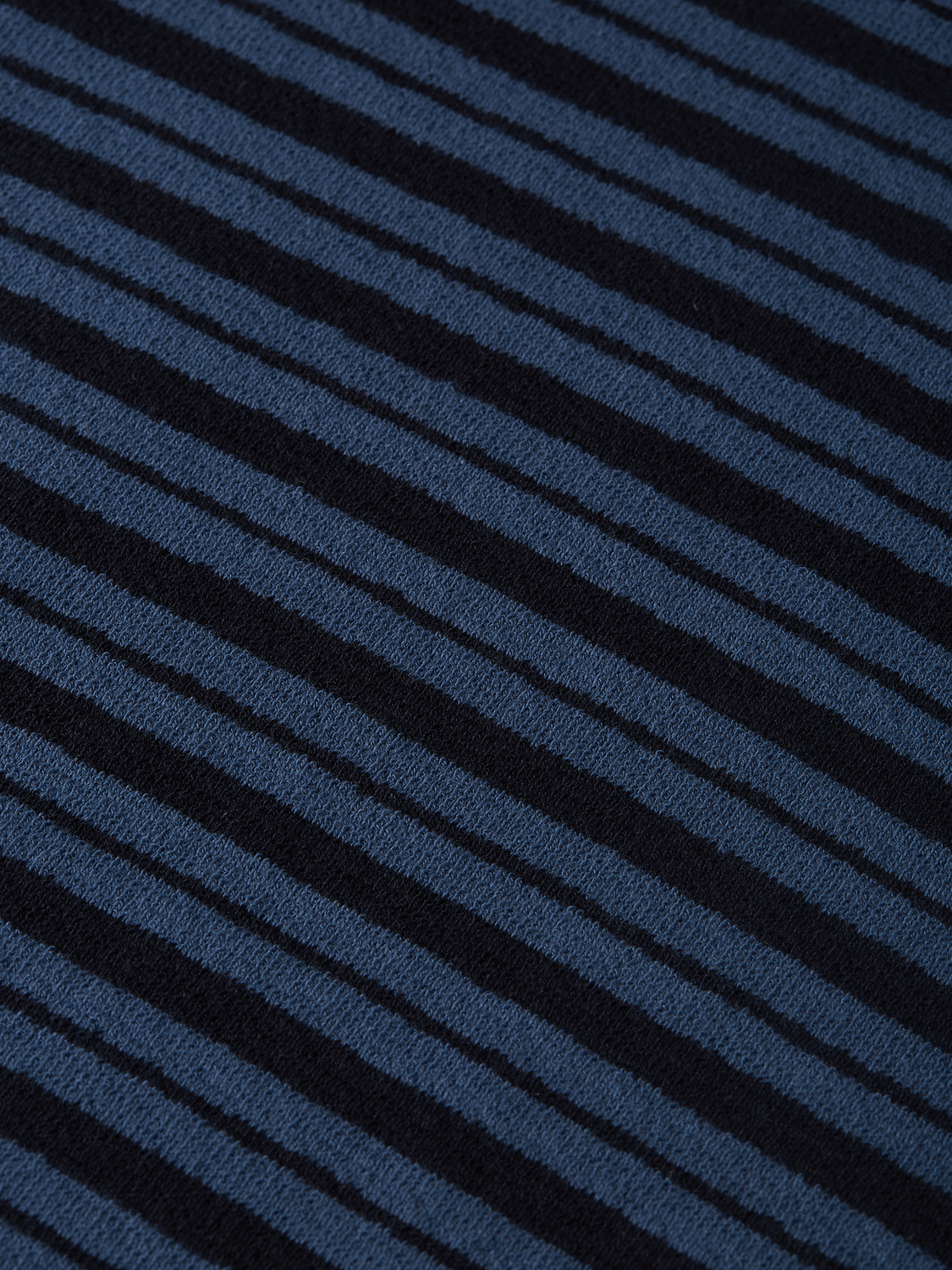 Textured Jacquard Striped Relaxed-Fit Long Sleeved T-Shirt